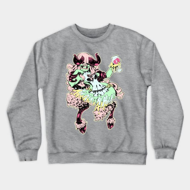 Satyr girl Crewneck Sweatshirt by Rafchu